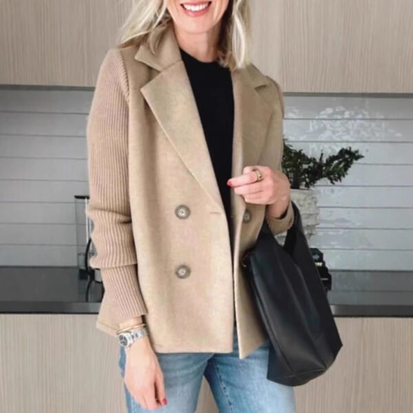 Double Breasted Lapel Jacket