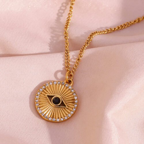 0670ac26-197d-4aeb-9a0e-230964948488 Minimalist Black Eyes Necklace
