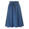 Slip-in Denim Skirt