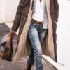 Solid Color Hooded Long Coat