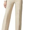 High Waist Elastic Straight Pants
