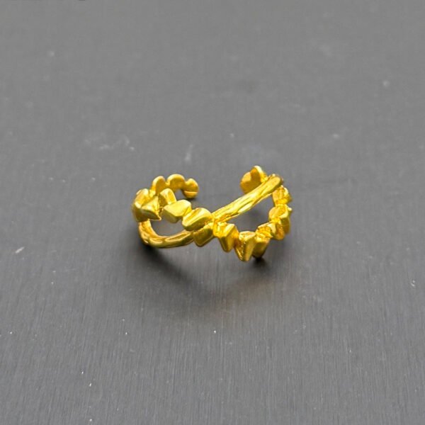 24k Gold Open Ring