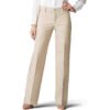 High Waist Elastic Straight Pants