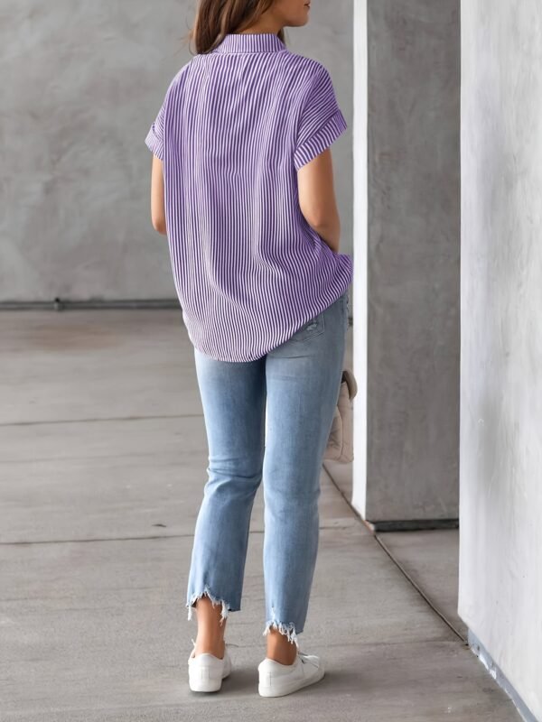 Striped Cotton Blouse