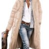 Solid Color Hooded Long Coat
