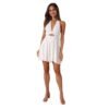 Vintage Hollow Out Mini Dress