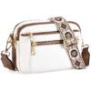 Triple-Zipper Crossbody Bag