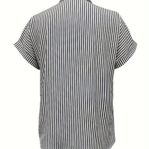 Striped Cotton Blouse
