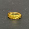 Gold Dome Croissant Band Ring Gold Dome Croissant Band Ring