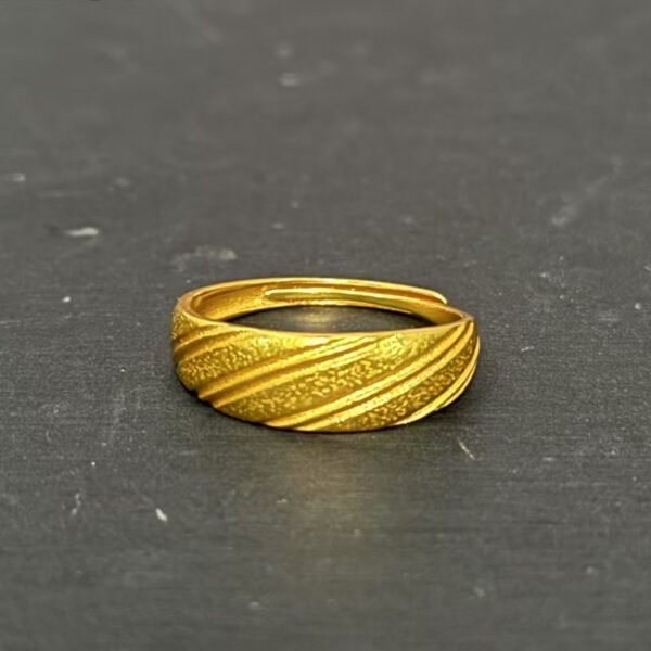 Gold Dome Croissant Band Ring Gold Dome Croissant Band Ring