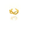 24k Gold Open Ring