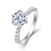 Large Diamond Moissanite Ring Large Diamond Moissanite Ring