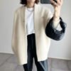 3fc25be6-075a-4580-8613-b7dc1b96e633 Loose Round Neck Cardigan