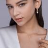 Moissanite Pendant Necklace Set Moissanite Pendant Necklace Set