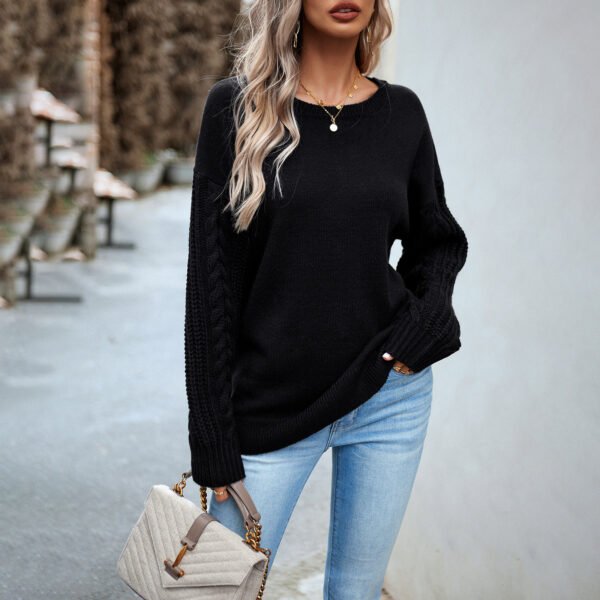 Simple Round Neck Sweater Simple Round Neck Sweater