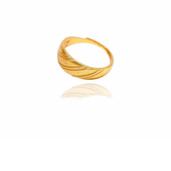Gold Dome Croissant Band Ring Gold Dome Croissant Band Ring