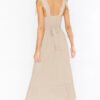 Temperament Suspender Split Dress