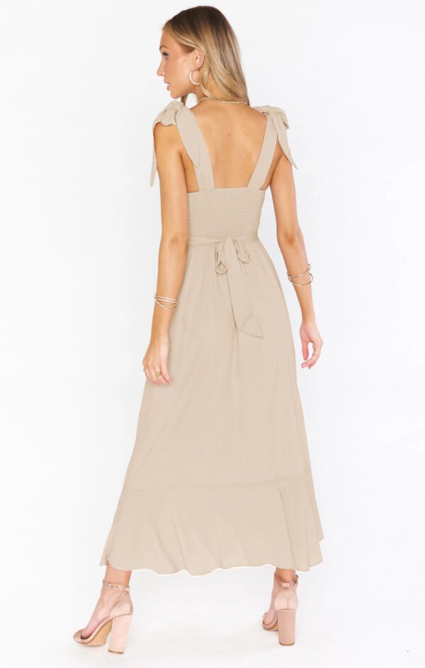 Temperament Suspender Split Dress