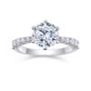 Large Diamond Moissanite Ring Large Diamond Moissanite Ring