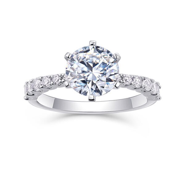 Large Diamond Moissanite Ring Large Diamond Moissanite Ring