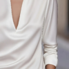 V-Neck Long Sleeve Blouse V-Neck Long Sleeve Blouse