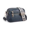 Triple-Zipper Crossbody Bag