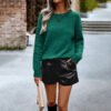 Simple Round Neck Sweater Simple Round Neck Sweater