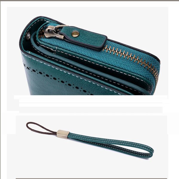 RFID Blocking Long Zipper Wallet