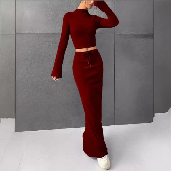 Loose Long Sleeve Dress Set Loose Long Sleeve Dress Set