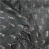 Black Printed Viscose Scarf Black Printed Viscose Scarf