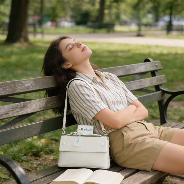 Simple White Handbag