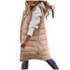 Solid Color Sleeveless Down Jacket