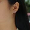 Moissanite Stud Earrings