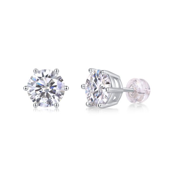 Mosan Diamond Stud Earrings