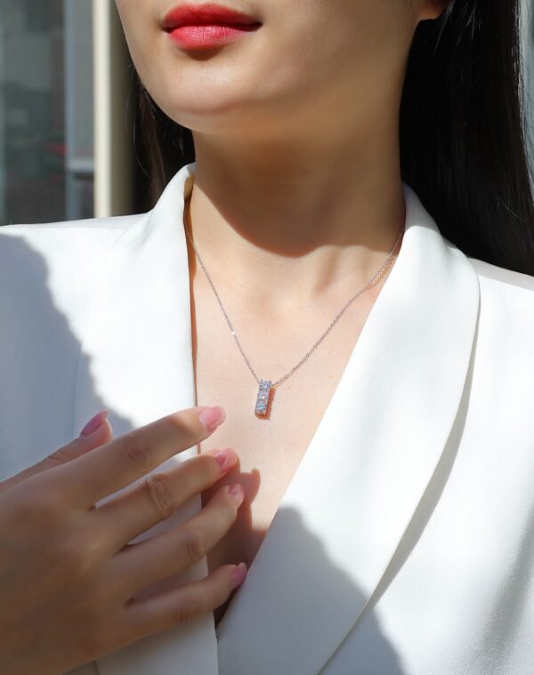 Moissanite Pendant Set Moissanite Pendant Set