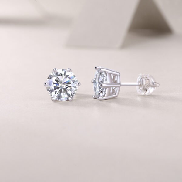 Mosan Diamond Stud Earrings