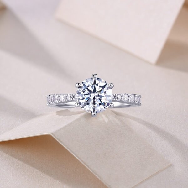 Large Diamond Moissanite Ring Large Diamond Moissanite Ring