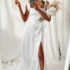 Temperament Suspender Split Dress