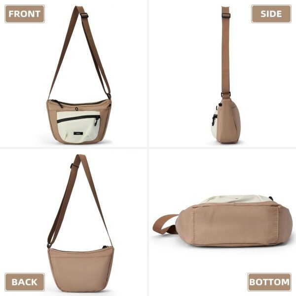 Solid Color Crossbody Bag