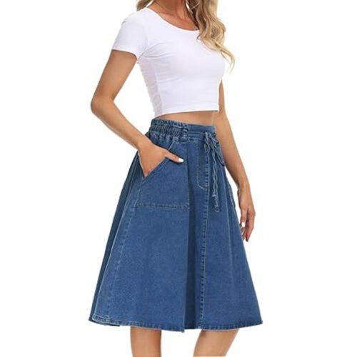 Slip-in Denim Skirt Slip-in Denim Skirt