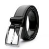 Black Leather Dress Belt