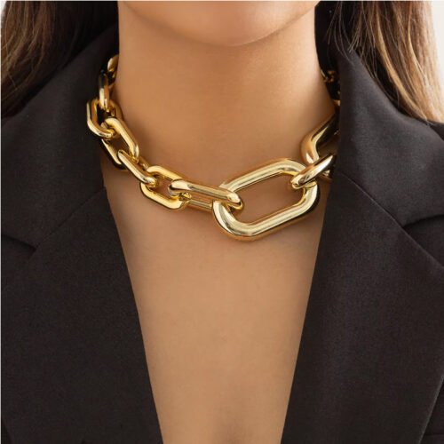 Gold Chain Choker Gold Chain Choker