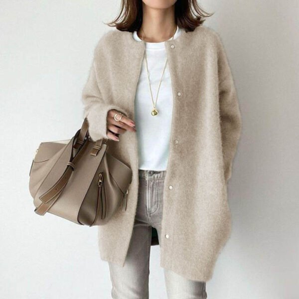 Loose Round Neck Cardigan Loose Round Neck Cardigan