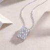 Round Moissanite Pendant Round Moissanite Pendant