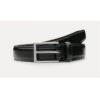 Black Leather Dress Belt