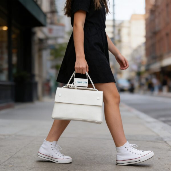 Simple White Handbag