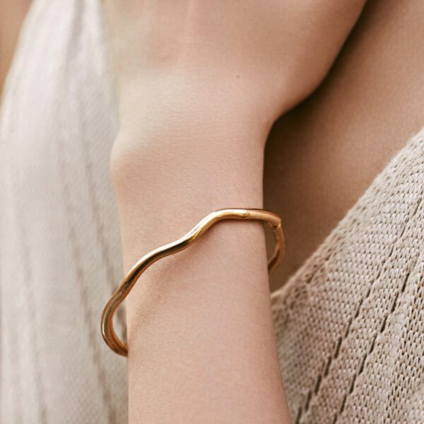 Simple Golden Bangle