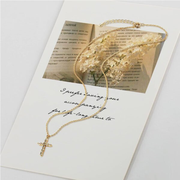 Small Cross Pendant Necklace