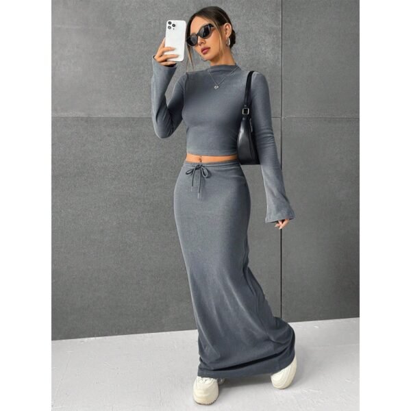 Loose Long Sleeve Dress Set Loose Long Sleeve Dress Set