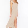 Temperament Suspender Split Dress